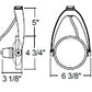 Juno Track Lighting T484SL Wishbone - Low Voltage 50W PAR36, Silver Color