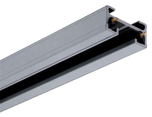 Juno Track Lighting T4SL (T 4FT SL) 4 ft Track - One Circuit Trac Master Line Voltage Track System, Silver Color