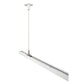 Juno Track Lighting T597-48-WH (T597 48IN WH) 48" Rigid Ceiling Cable Suspension Kit for Trac Master and Trac Lites, White Color