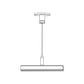 Juno Track Lighting T597-48-WH (T597 48IN WH) 48" Rigid Ceiling Cable Suspension Kit for Trac Master and Trac Lites, White Color