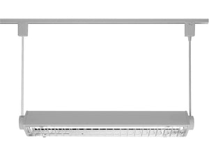 Juno Track Lighting T5C22SL (T5C 2FT SL) T5HO Suspended Cable Mount 2-Lamp Fluorescent Wall Washer 24W, Silver Color