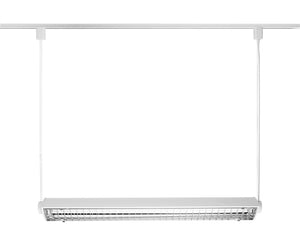 Juno Track Lighting T5C32WH (T5C 3FT WH) T5HO Suspended Cable Mount 2-Lamp Fluorescent Wall Washer 39W, White Color