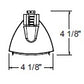 Juno Track Lighting T5T32SL (T5T 3FT SL) T5HO Close-to-Track Mount 2-Lamp Fluorescent Wall Washer 39W, Silver Color