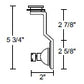 Juno Track Lighting T621WH Strap - Low Voltage 75W MR16, White Color