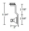 Juno Track Lighting T621WH Strap - Low Voltage 75W MR16, White Color