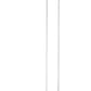 Juno Track Lighting T630-16-WH (T630 16IN WH) Trapezia - Low Voltage 50W MR16 with 16" drop extension, White Color