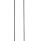 Juno Track Lighting T635-16-SL (T635 16IN SL) Trapezia - Line Voltage 75W PAR30 with 16" drop extension, Silver Color
