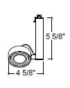 Juno Track Lighting T811BL (T811 BL) Uno - Low Voltage 75W MR16, Black Color