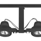 Juno Track Lighting T819BL Framed Duo-Enclosed Low Voltage 50W MR16, Black