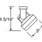 Juno Track Lighting T841SL (T841 SL) Cylindra - Low Voltage 20-50W MR16, Silver Color