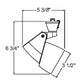 Juno Track Lighting T852WH (T852 WH) Facet - Line Voltage 35-50W PAR20, White Color