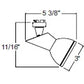 Juno Track Lighting T880BL Glacis - Low Voltage 20-50W MR16, Black Color