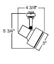Juno Track Lighting T890BL (T890 BL) Cubix - Low Voltage 20-50W MR16, Black Color