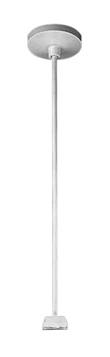 Juno Track Lighting T90-36-SL (T90 36IN SL) 36" T-Bar Ceiling Pendant Stem Kit, Silver Color