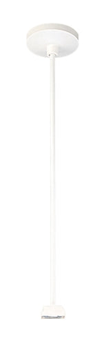 Juno Track Lighting T91-18-WH (T91 18IN WH) 18" Rigid Ceiling Pendant Stem Kit, White Color
