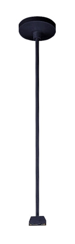 Juno Track Lighting T91-48-BL (T91 48IN BL) 48" Rigid Ceiling Pendant Stem Kit, Black Color