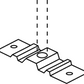 Juno Track Lighting T92 (T92) 1-Circuit Trac Master Straight Structural Bridge