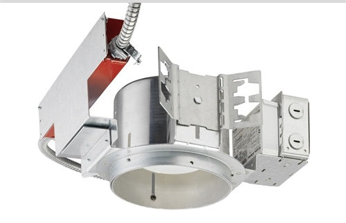 Juno Recessed Lighting TC22LED G4 09LM 35K 90CRI MVOLT EZ1 BR 6" New Construction TC-Rated LED Housing 900 Lumens, 3500K Color Temperature, Universal Driver 120-277V, eldoLED 0-10V, 1% Dim with Emergency Battery Back and Remote Switch