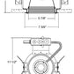 Juno Recessed Lighting TC906H 6 inch Line Voltage Low Profile New Construction Standard Housing for 100W A19 or 150W A21 Lamp