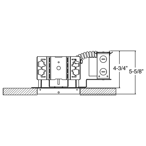 Juno Recessed Lighting TC920LEDG4-35K-LBR 5" LED Housing 900 Lumens, 3500K Color Temperature, Universal Driver 120-277V, with Lutron Hi-Lume Dimmable Driver, Emergency Battery Back-up and Remote Switch