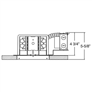 Juno Recessed Lighting TC922LEDG4-3K-LBR 6" TC-Rated New Construction LED Downlights, 900 Lumens, 3000K Color Temperature, with Lutron Hi-Lume 3-wire Dimming Ecosystem Compatible, and Emergency Battery Back-up with Remote Switch