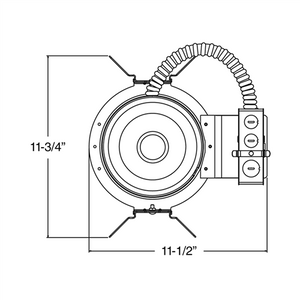 Juno Recessed Lighting TC922LEDG4-3K-UCP 6" TC-Rated New Construction LED Downlights, 900 Lumens, 3000K Color Temperature, with Universal Voltage 120-277V ( ), and Chicago Plenum