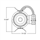 Juno Recessed Lighting TC922LEDG4-41K-LCP 6" TC-Rated New Construction LED Downlights, 900 Lumens, 4100K Color Temperature, with Lutron Hi-Lume 3-wire Dimming Ecosystem Compatible, and Chicago Plenum