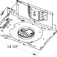 Juno Aculux Recessed Lighting TC943N-V (TC943N MLV 277) 3-1/4 inch Low Voltage New Construction Housing with 277V Magnetic Transformer