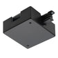 Juno HD Commercial Track Lighting TEK11CL-BL (TEK11CL BL) 120V 2-Circuit/2-Neutral, TEK Current Limiting End Feed - Left Polarity, Black Color