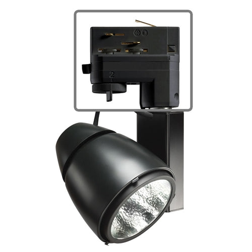 Juno HD Commercial Track Lighting TEK209LG23SBL (T209L TEK G2 30K 80CRI PDIM SP BL) 19W Conix LED, 3000K Color Temperature, 80 CRI, Black Finish