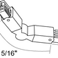 Juno HD Commercial Track Lighting TEK24-BL (TEK24 BL) 120V 2-Circuit/2-Neutral, TEK Adjustable Connector, Black Color