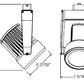 Juno HD Commercial Track Lighting TEK255LG227FSL (T255L TEK G2 27K 80CRI PDIM FL SL) 36W Trac-Master Cylindra LED, 2700K Color Temperature, Flood Beam, Silver Finish