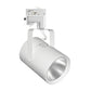 Juno HD Commercial Track Lighting TEK283L35HCFWH (T283L TEK 35K 90CRI PDIM FL WH) 26W Flat Back Cylinder LED, 3500K Color Temperature, Flood Beam, White Finish
