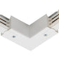 Juno HD Commercial Track Lighting TEK34-WH (TEK34 WH) 120V 2-Circuit/2-Neutral, 90 Degree L Connector, White Color