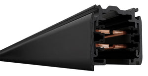 Juno HD Commercial Track Lighting TEK48-BL (TEK4 8FT BL) 8 ft TEK Trac 120V 2-Circuit/2-Neutral, Black Color