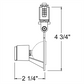 Juno Track Lighting TL1016BL (TL1016 BL) Trac 12 Miniature Low Voltage Gimbal MR16 LED-Compatible Lampholders, Black Finish