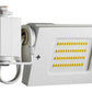 Juno Track Lighting TL103L 30K 80CRI WH Trac 12 LED Mini Flood, 4.4W 3000K Color Temp, Linear Lighting Fixture, White Color