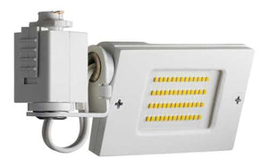 Juno Track Lighting TL103L 40K 80CRI WH Trac 12 LED Mini Flood, 4.4W 4000K Color Temp, Linear Lighting Fixture, White Color