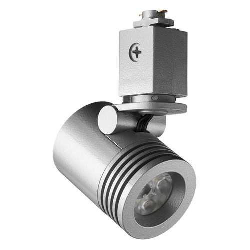Juno TL114 G2 27K 80CRI NFL SL Track Lighting Trac 12 LED Mini Cylinder Spotlight, 6W 12V, 2700K Color Temperature, 80 CRI, Narrow Flood Beam Distribution, Silver Color