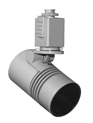 Juno TL114 G2 30K 80CRI FL SL TMCSNOOTSL Track Lighting Trac 12 LED Mini Cylinder Spotlight, 6W 12V, 3000K Color Temperature, 80 CRI, Flood Beam Distribution with Snoot, Silver Color