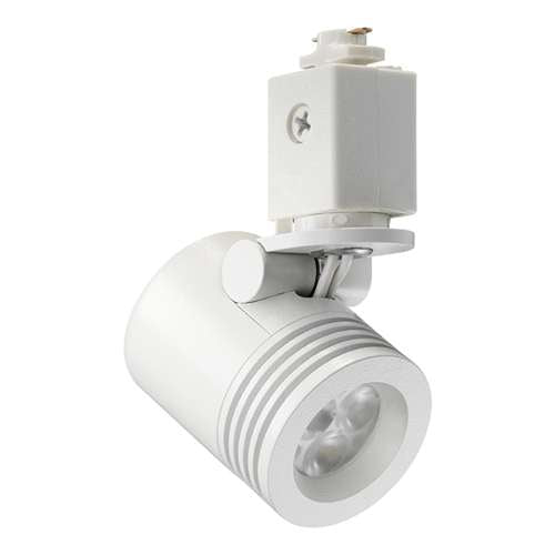 Juno TL114 G2 35K 90CRI FL WH Track Lighting Trac 12 LED Mini Cylinder Spotlight, 6W 12V, 3500K Color Temperature, 90 CRI, Flood Beam Distribution, White Color