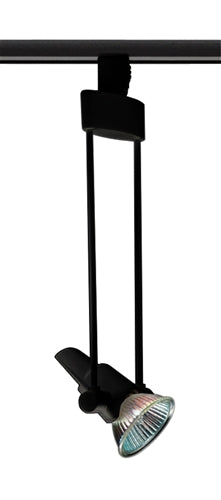 Juno Track Lighting TL130-9-BL Trac 12 Trapezia with 9" Extension 50W MR16 Bulb, Black Color