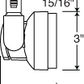 Juno Track Lighting TL141SL (TL141 SL) Trac 12 Cylindra 20-50W MR16 Bulb, Silver Color