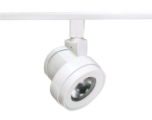 Juno Track Lighting TL252L 27K 90CRI FL WH Cylindra 13W Dimmable LED Trac 12 Track Fixture 2700K, Flood, White Finish