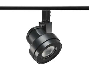 Juno Track Lighting TL252L 35K 80CRI FL BL Cylindra 13W Dimmable LED Trac 12 Track Fixture 3500K, Flood, Black Finish