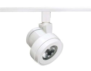 Juno Track Lighting TL252L 40K 80CRI FL WH Cylindra 13W Dimmable LED Trac 12 Track Fixture 4000K, Flood, White Finish