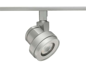 Juno Track Lighting TL252L 40K 80CRI NFL SL Cylindra 13W Dimmable LED Trac 12 Track Fixture 4000K, Narrow Flood, Silver Finish