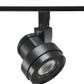 Juno Track Lighting TL252L-4K-S-BL Cylindra 13W Dimmable LED Trac 12 Track Fixture 4000K, Spot, Black Finish