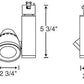 Juno Track Lighting TL261L 40K 80CRI NFL WH 13W Trac 12 Conix II LED Spotlight 12VAC, 4000K Color Temperature, 80 CRI, Narrow Flood Beam, White Finish