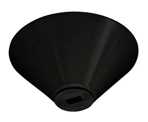 Juno Track Lighting TL541BL Conical Monopoint with Integral Transformer Black Color